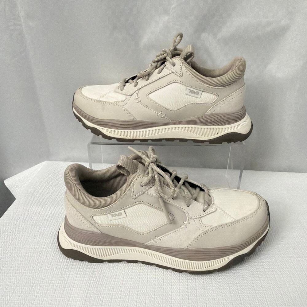 Teva Terrawave Shoes Womens Size 7.5 Blanc Sneakers Low Top Hiking Trail - Picture 9 of 11